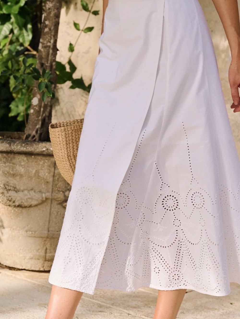 Julia Amory Park Avenue Skirt Eyelet NWT - Picture 2 of 3